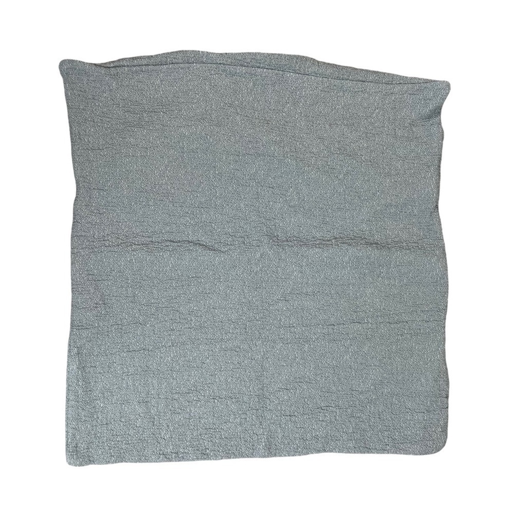 Matouk Soft Light Gray Textured Euro Sham